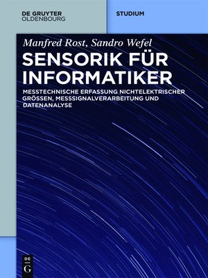 cover image of Sensorik für Informatiker